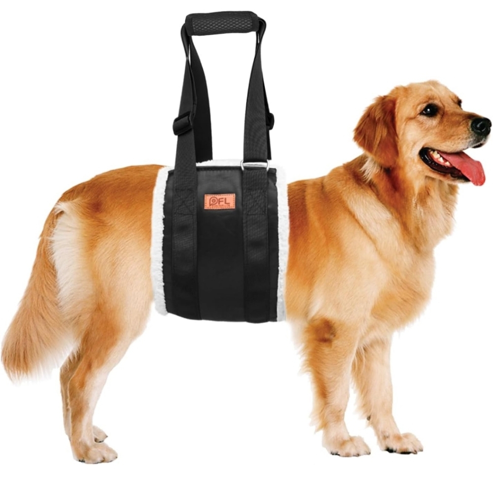 Pick for Life Dog lift Harness Adjustable Bag Sling Soft Pad for Dogs Size Large